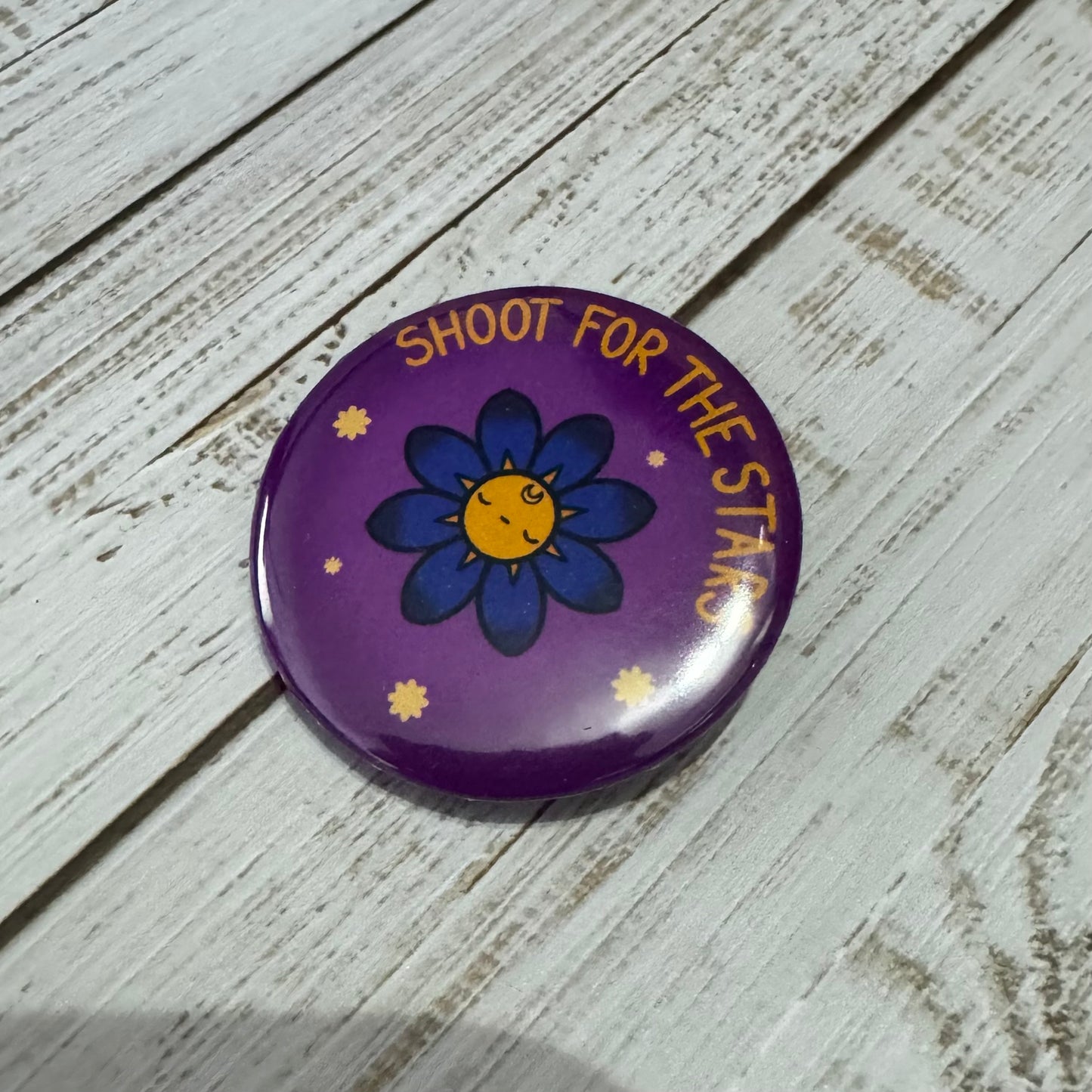 SHOOT FOR THE STARS badge