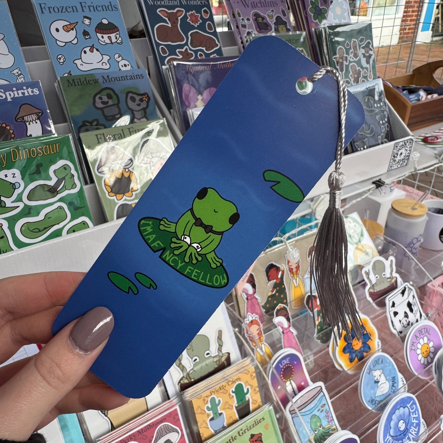 I’m a Fancy Fellow, Fancy Frog bookmark
