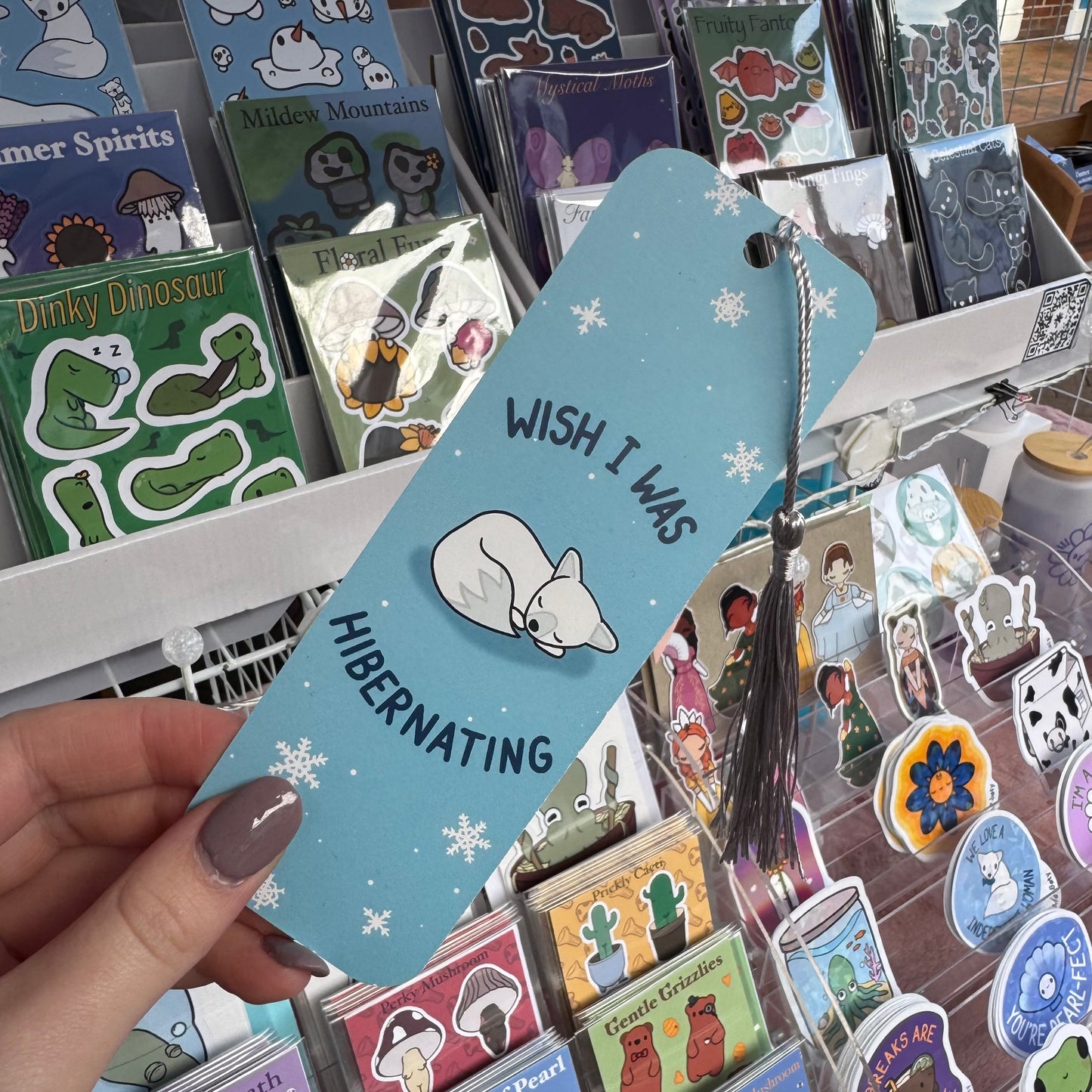 Wish I was Hibernating, Frost Fox bookmark