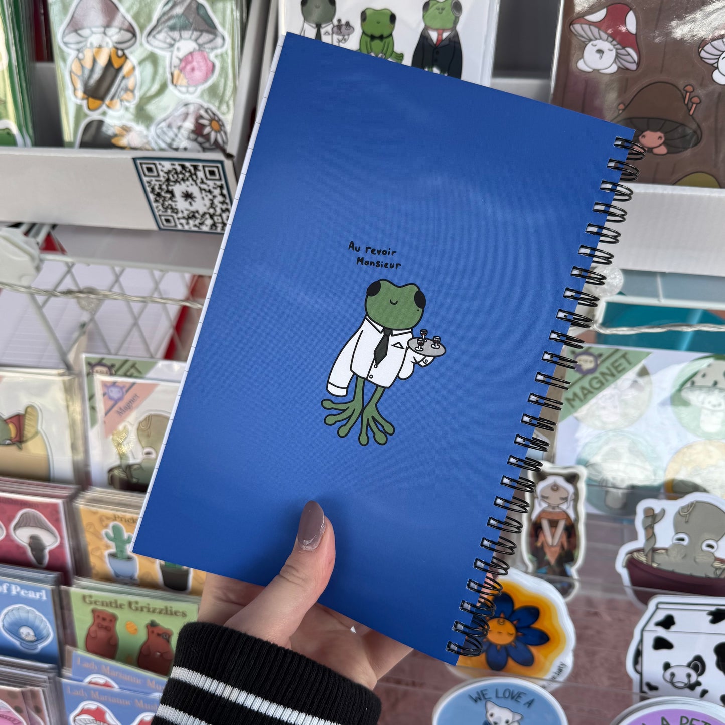 Fancy Frog notebook