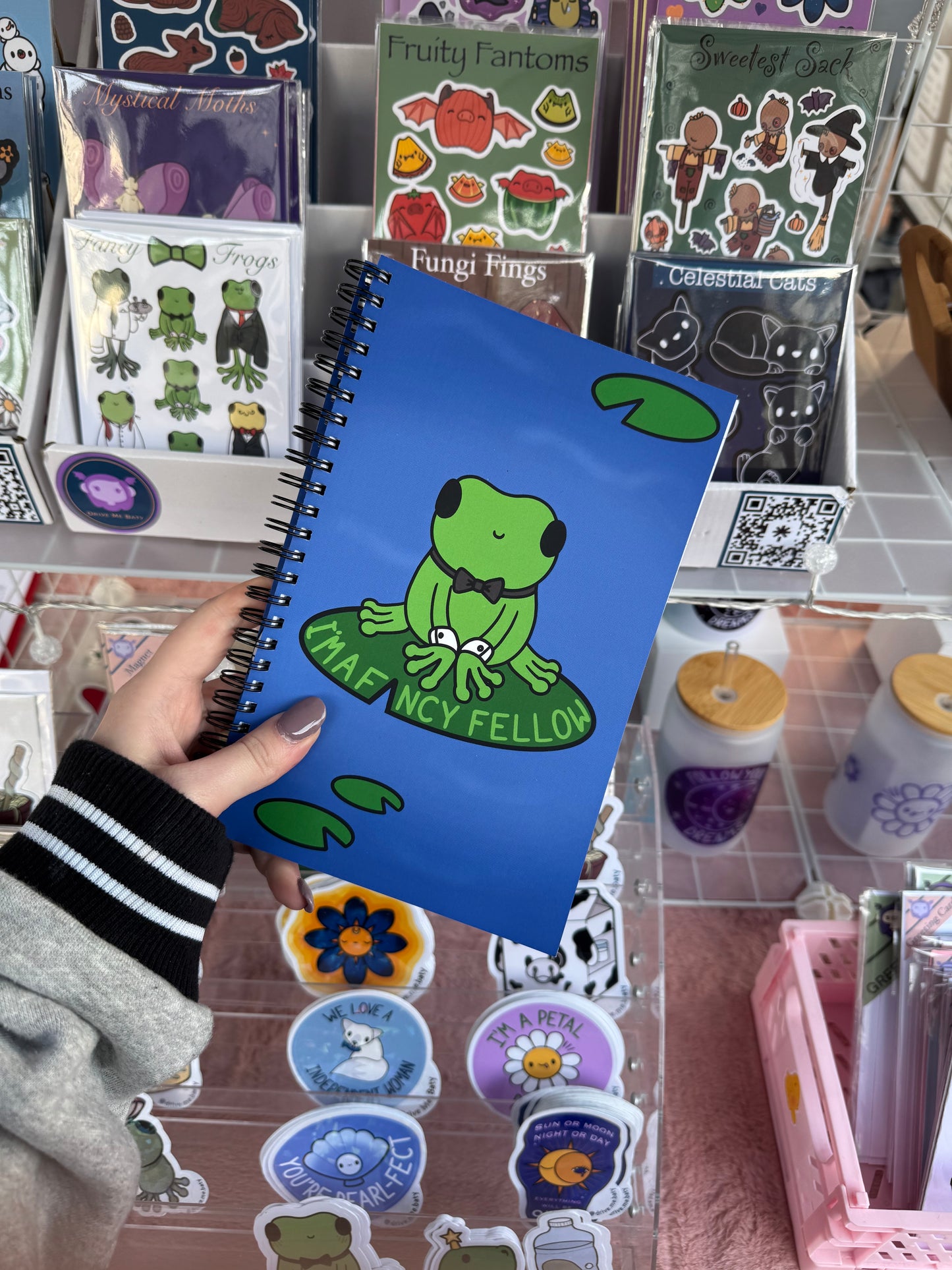 Fancy Frog notebook