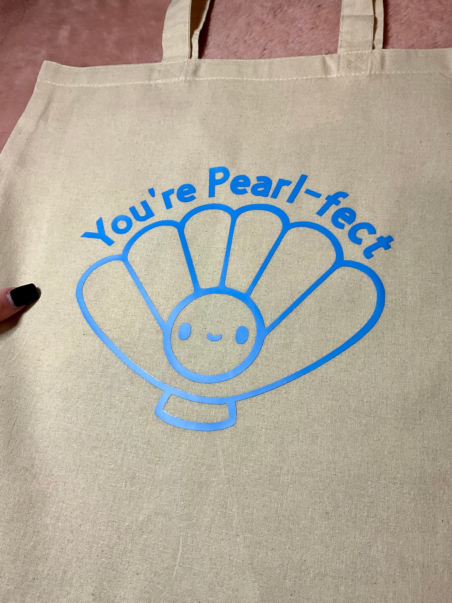 You’re Pearl-fect tote bag