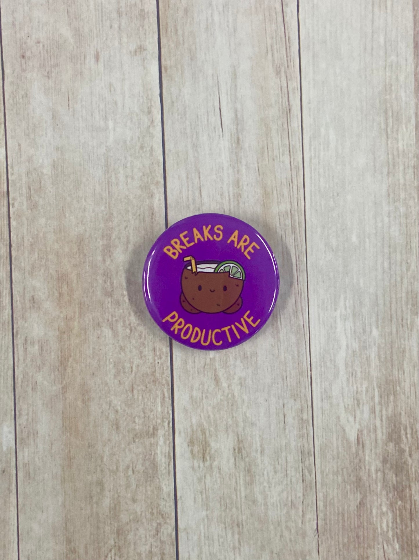 Coco cuties ‘breaks are productive’ badge