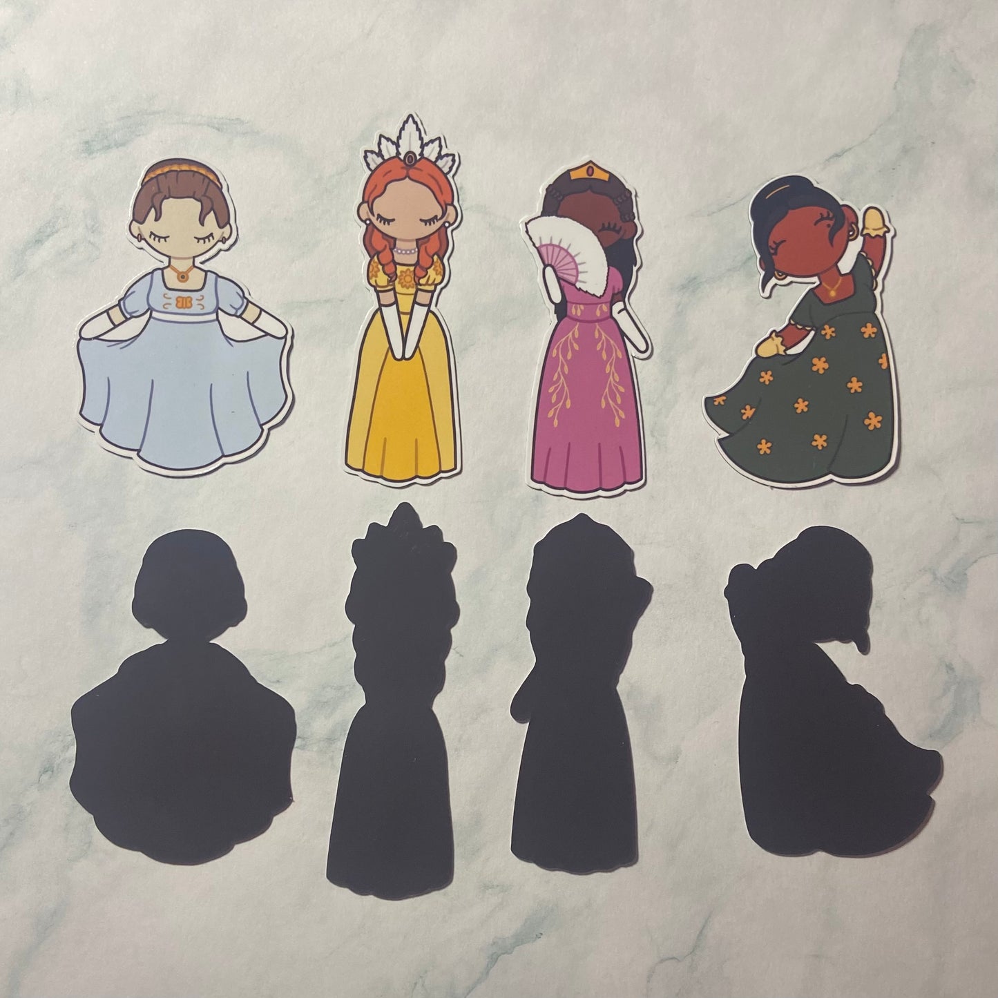 Fair & Feminine magnet set