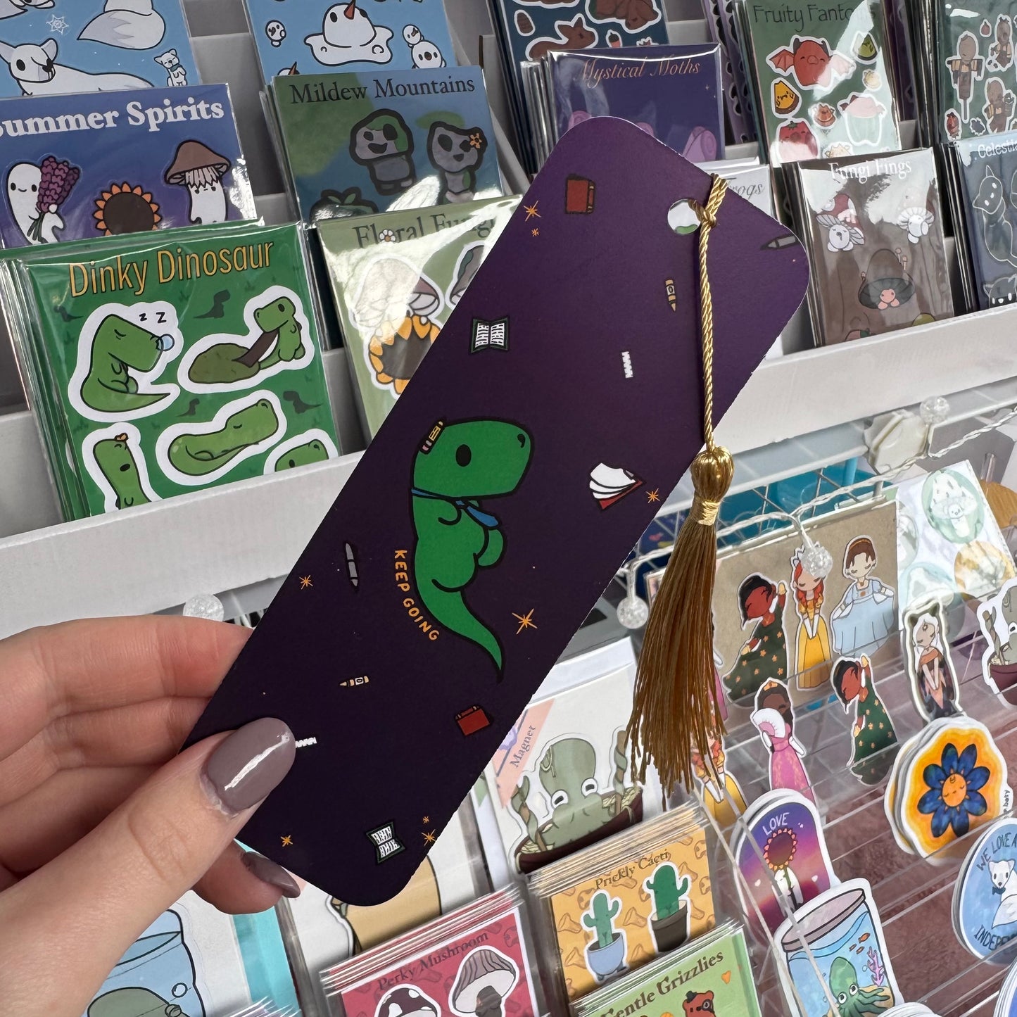Dino-dorable, Dinosaur in Space bookmark