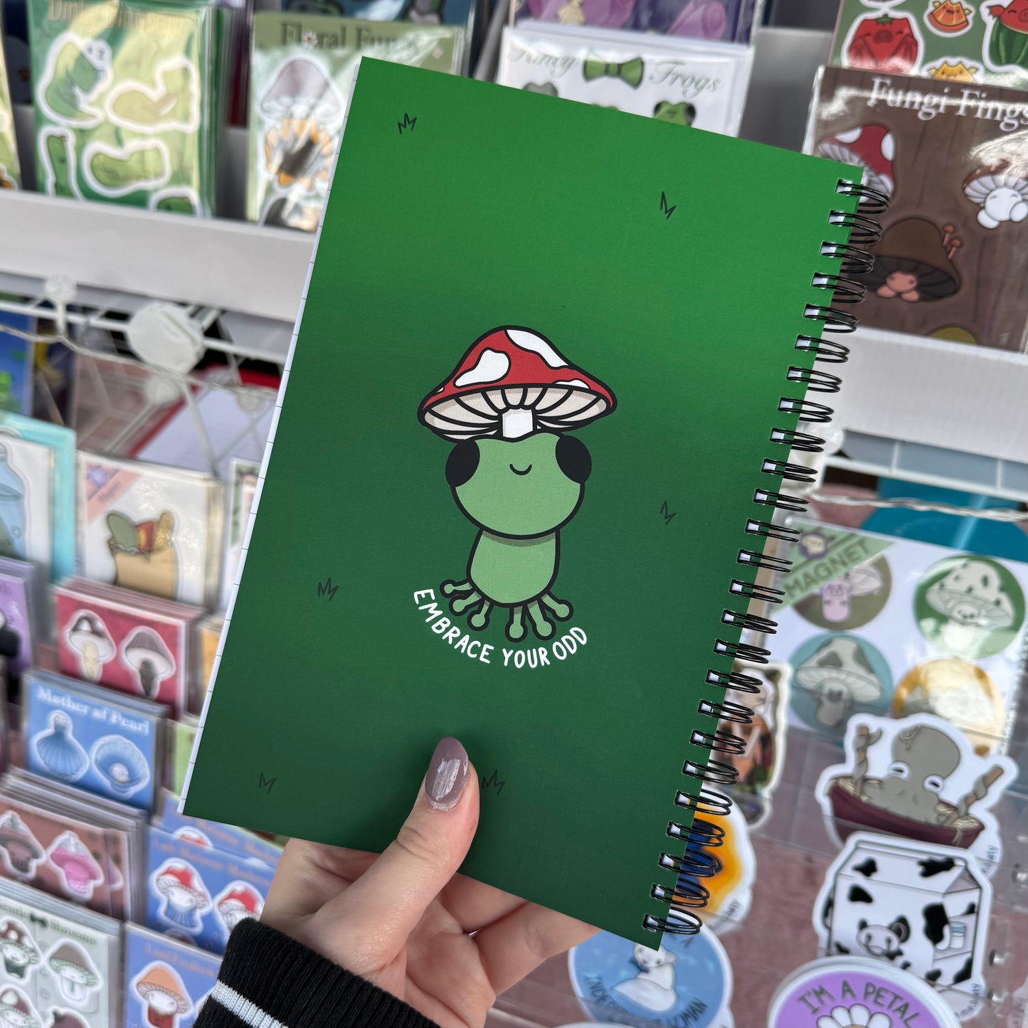 Fungi Friend, Fungi Frog Notebook