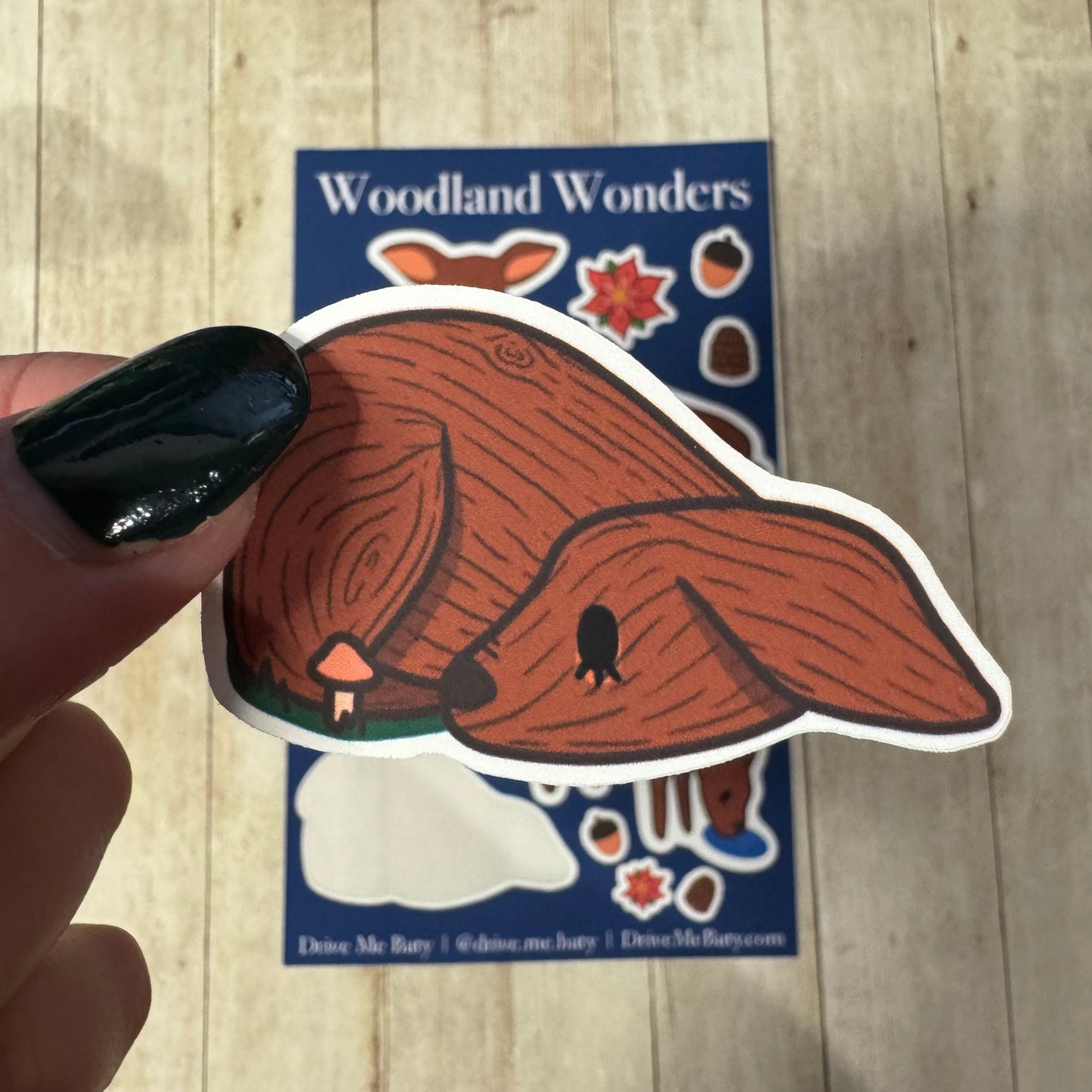 Woodland Wonders matt vinyl sticker sheet