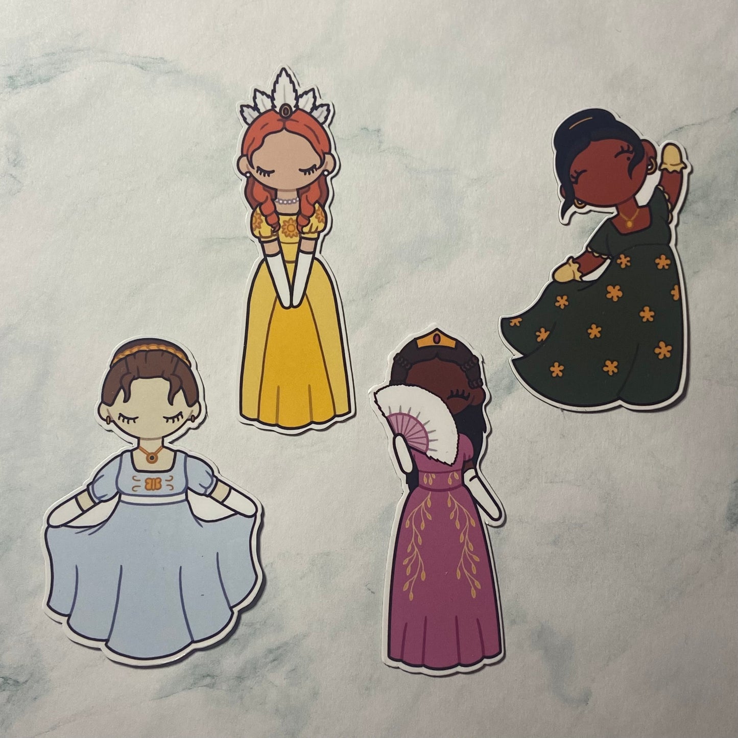 Fair & Feminine magnet set
