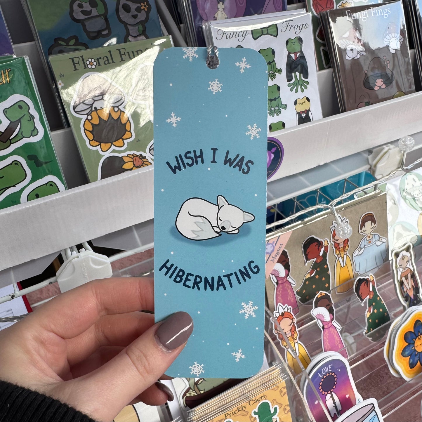 Wish I was Hibernating, Frost Fox bookmark