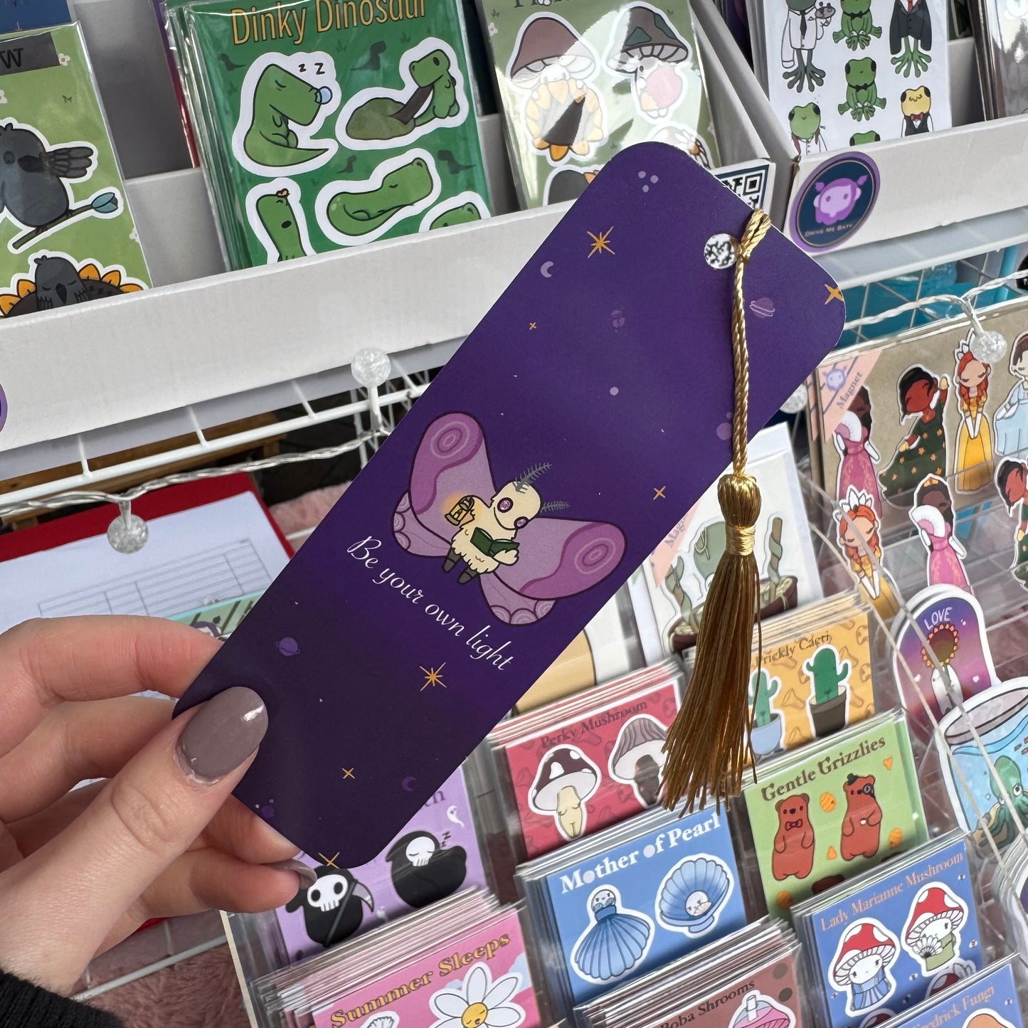 Be Your Own Light, Mystical Moth bookmark