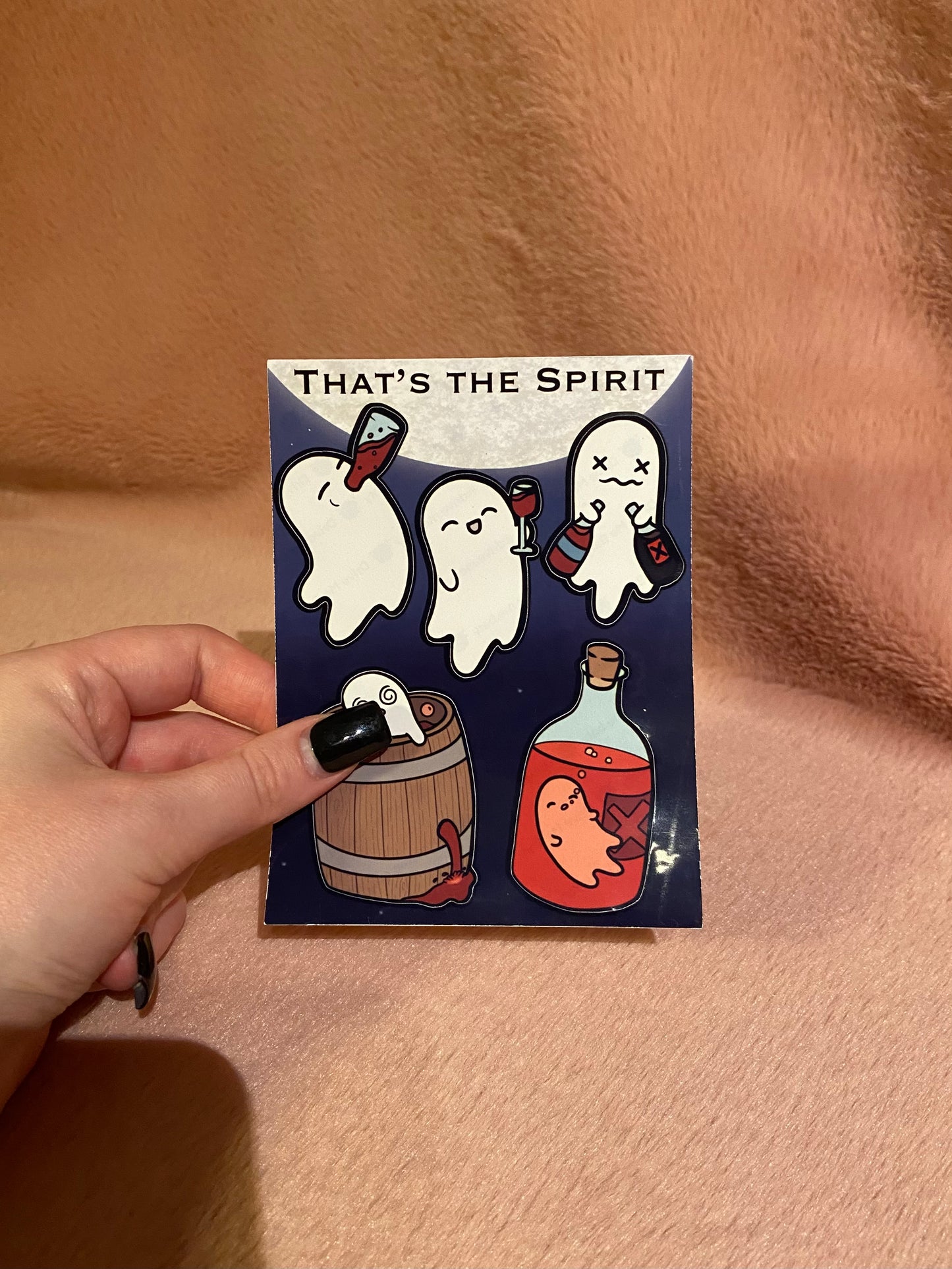 That's the Spirit matt vinyl sticker sheet