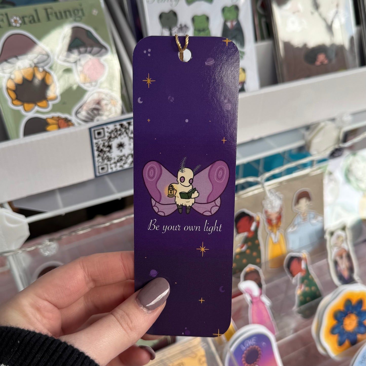 Be Your Own Light, Mystical Moth bookmark