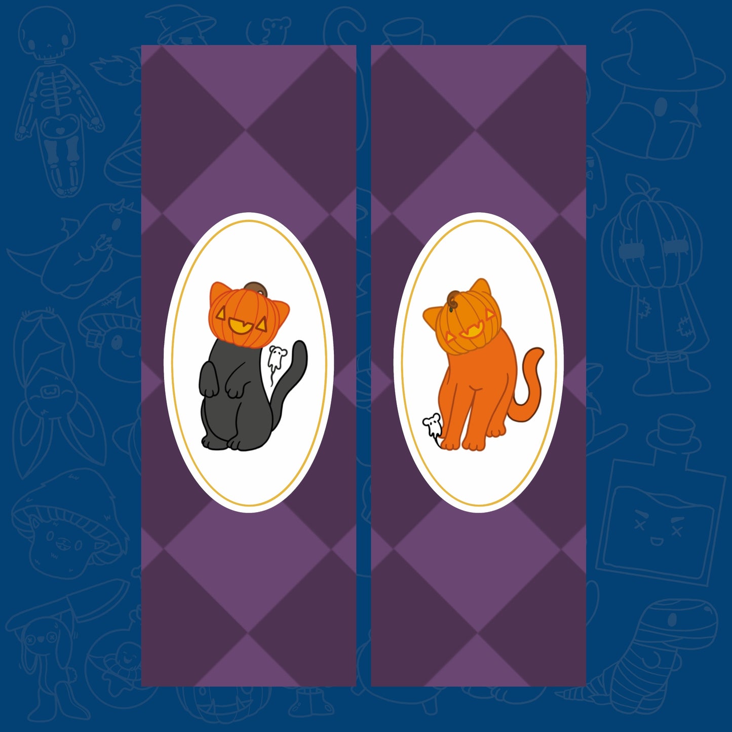Pumpkats Bookmark