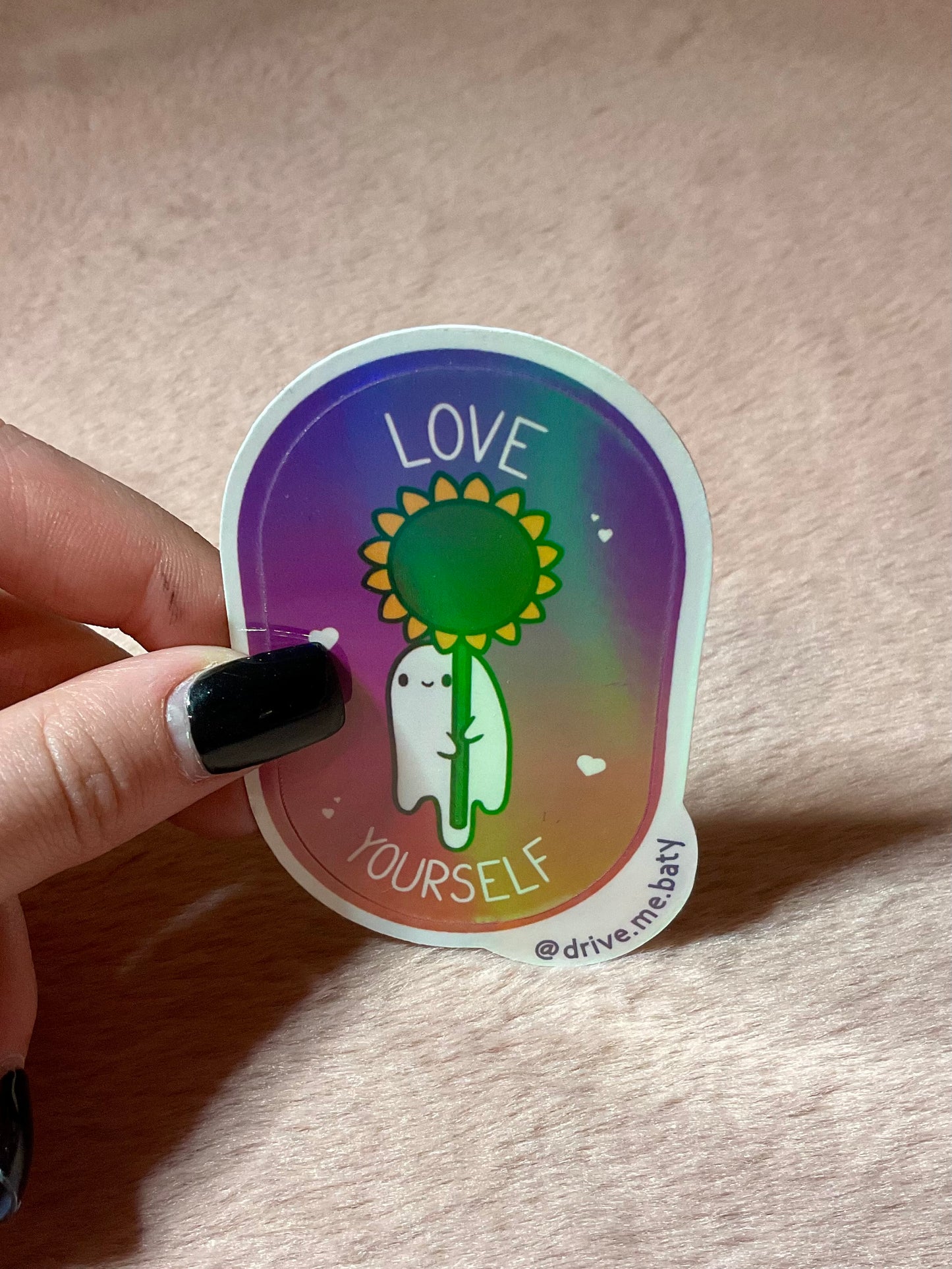 Summer Spirits ‘Love Yourself’ holographic sticker