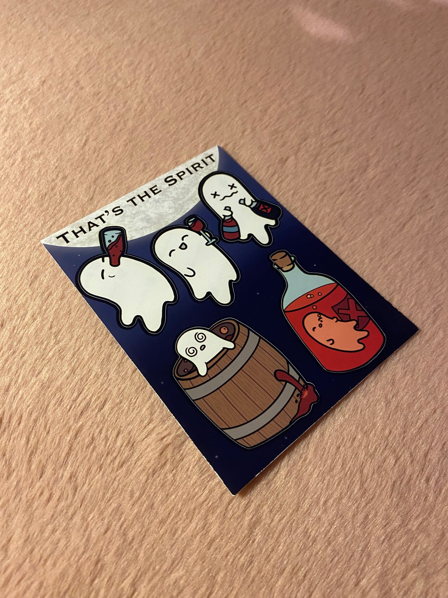 That's the Spirit matt vinyl sticker sheet