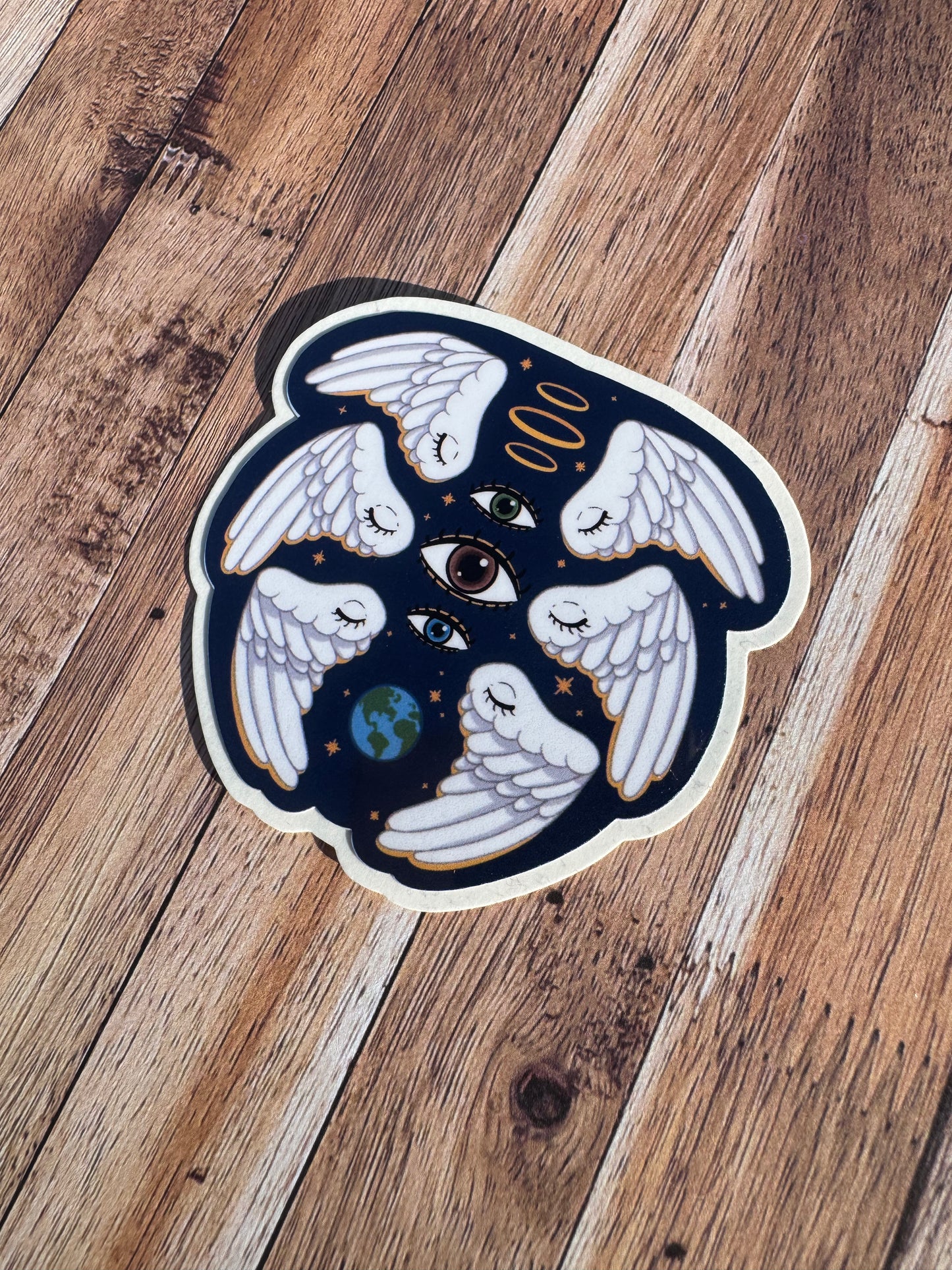 Biblical Angel, Laminated Matt vinyl sticker