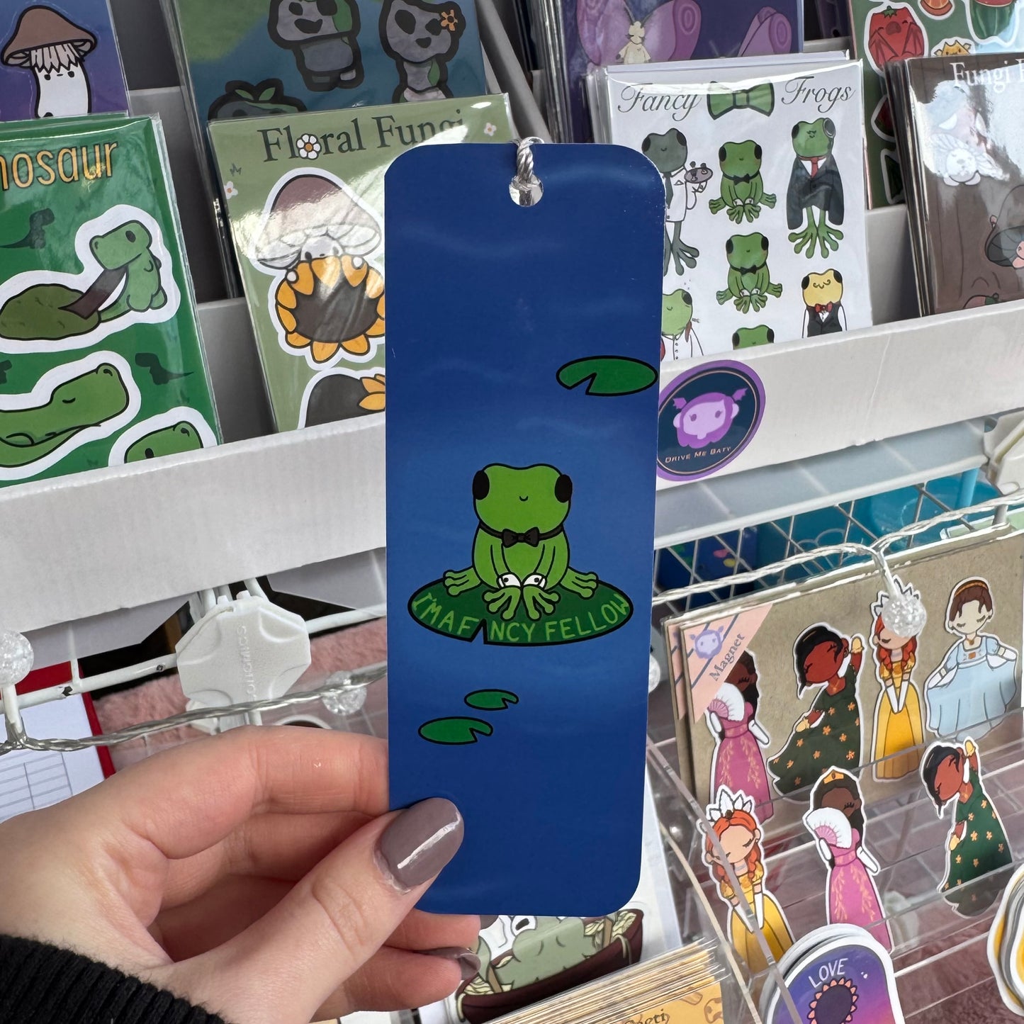 I’m a Fancy Fellow, Fancy Frog bookmark