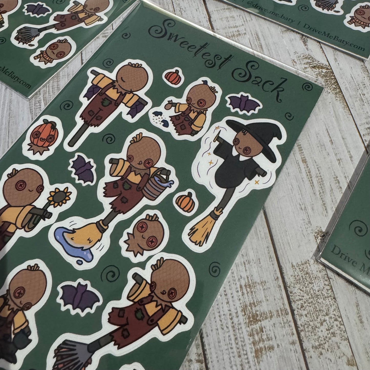 Sweetest Sack matt vinyl sticker sheet