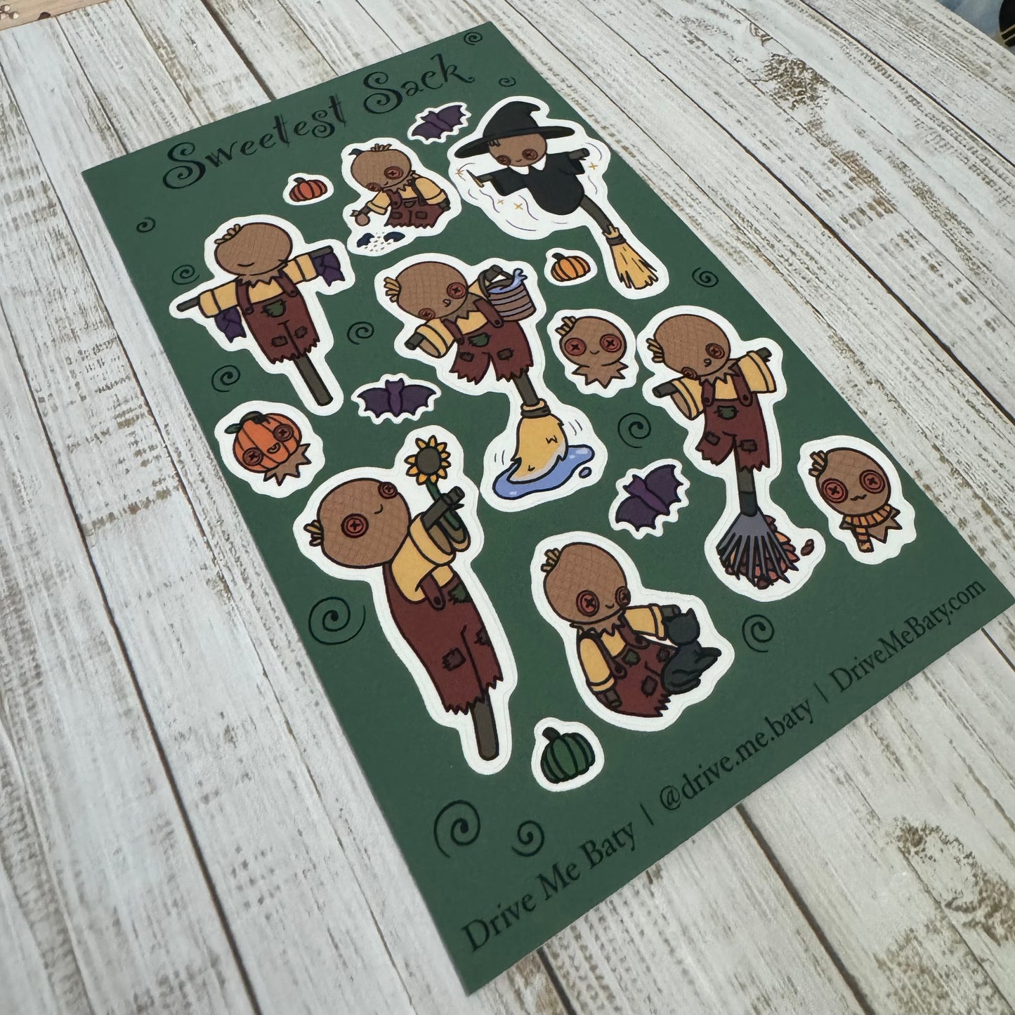 Sweetest Sack matt vinyl sticker sheet