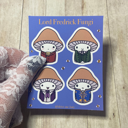 Lord Fredrick Fungi sticker sheet