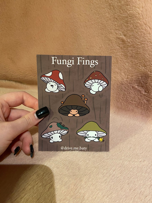 Fungi Fings matt vinyl sticker sheet