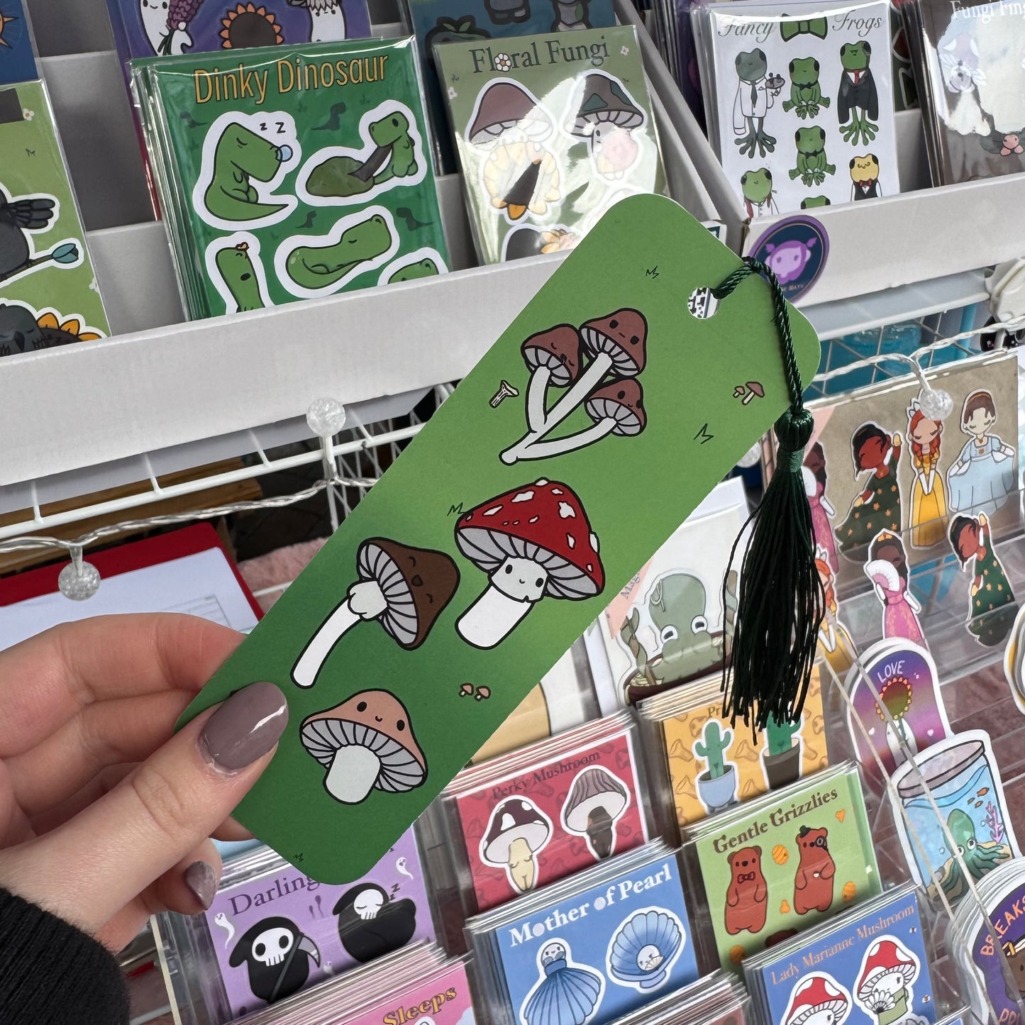 Mushroomies, Mushroom Fungi Bookmark