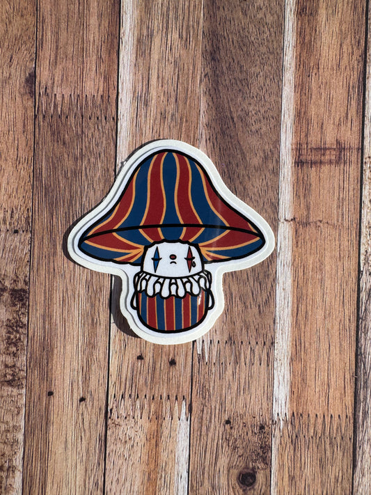 Fungi Fool, Laminated Matt vinyl sticker