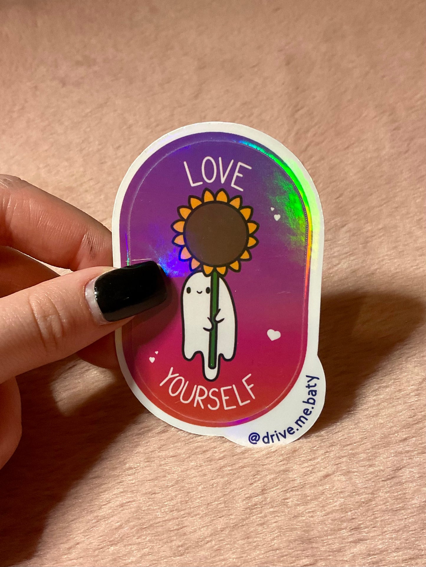 Summer Spirits ‘Love Yourself’ holographic sticker