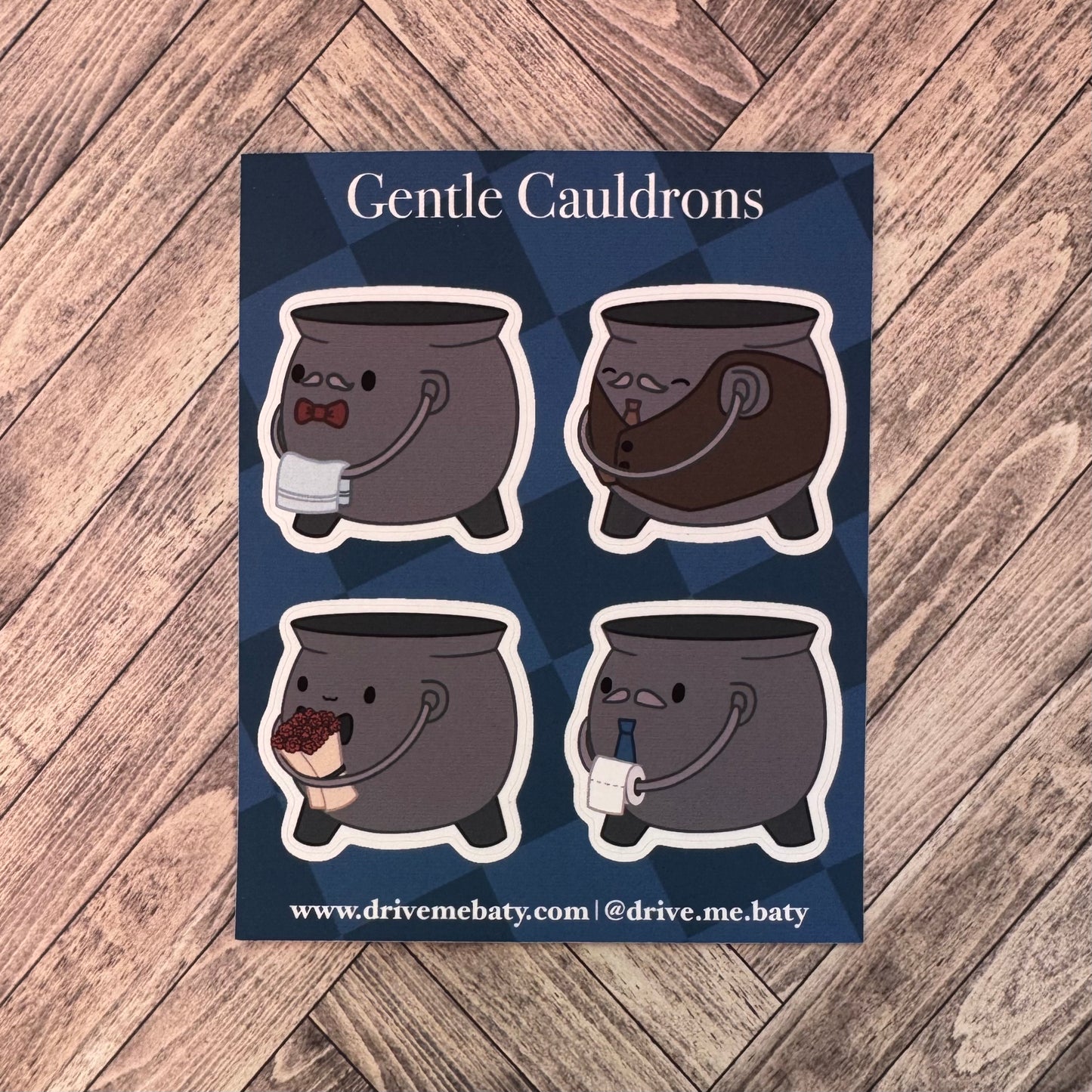 Gentle Cauldrons Matt Vinyl Small Sticker Sheet