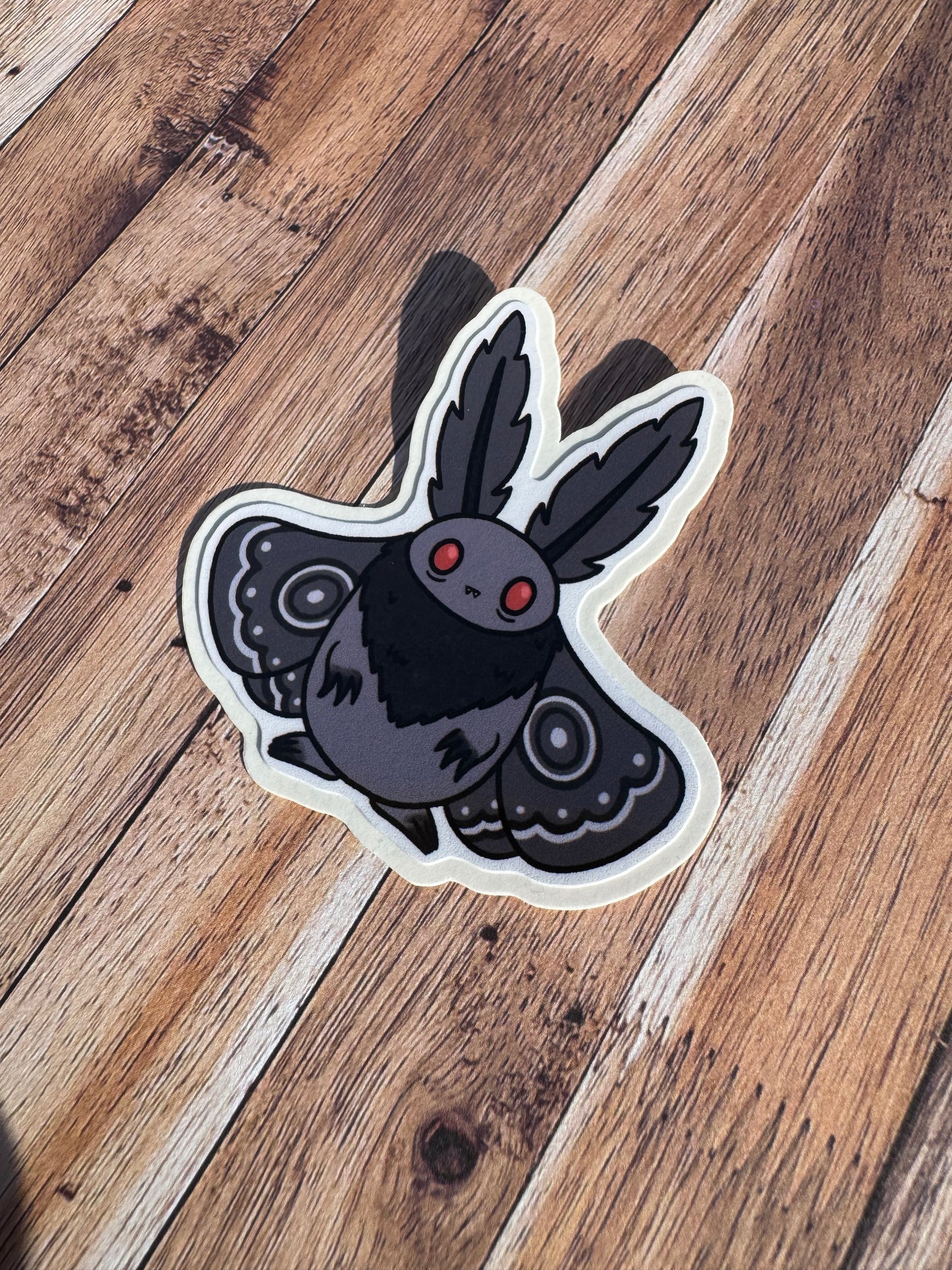 Mothman, Laminated Matt vinyl sticker