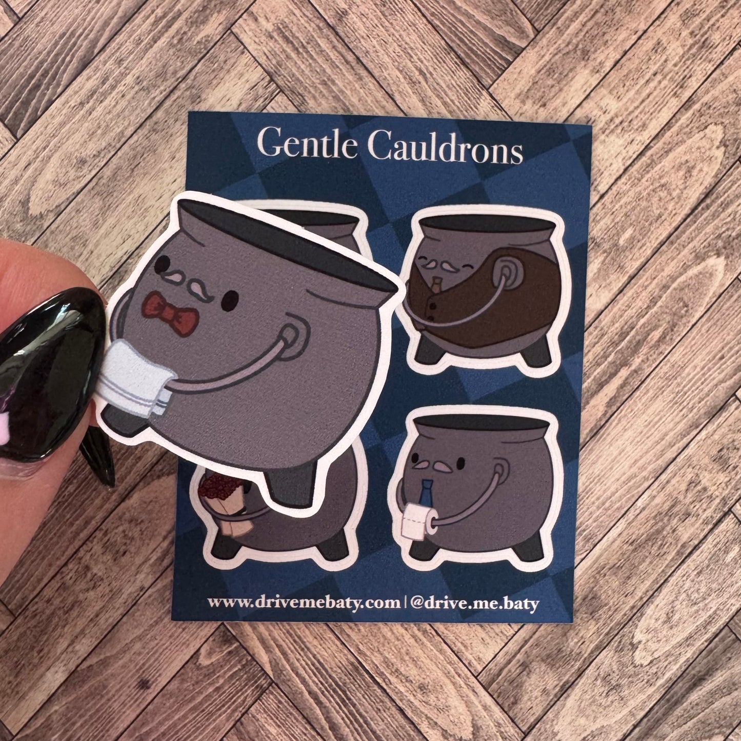 Gentle Cauldrons Matt Vinyl Small Sticker Sheet