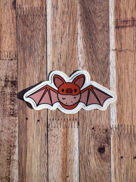 Bat, Laminated Matt vinyl sticker