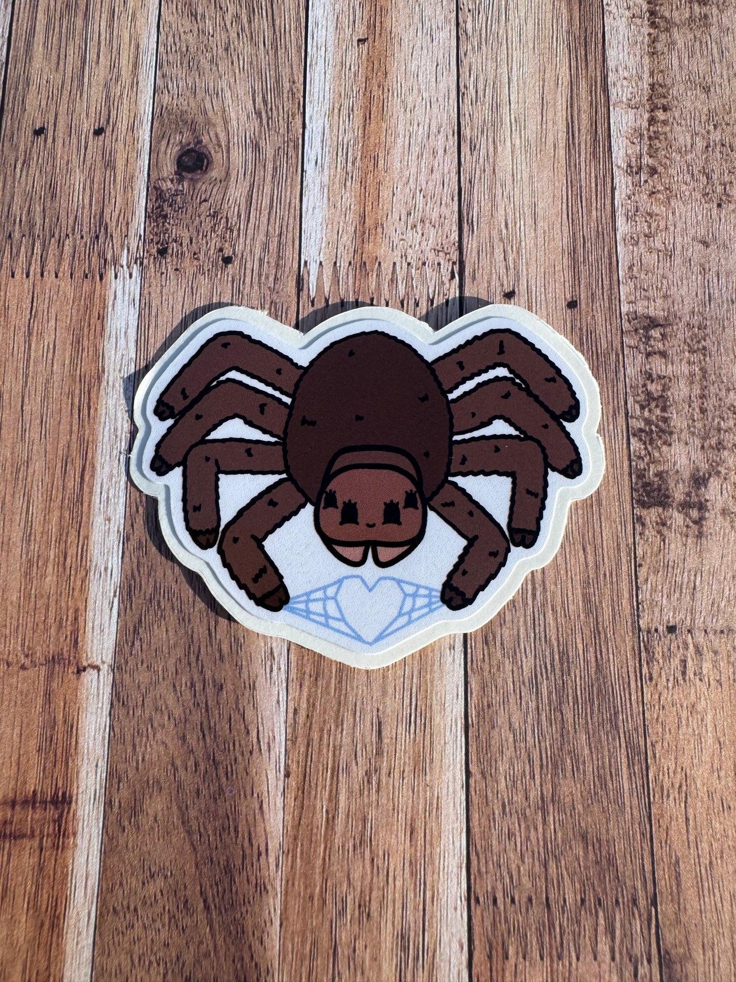 Love Spider, Laminated Matt vinyl sticker
