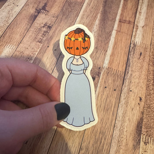 Lovely Pumpkin Maiden Sticker- Bluebell