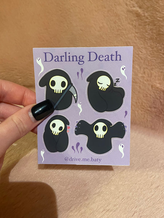 Gentle Ghosts matt vinyl sticker sheet