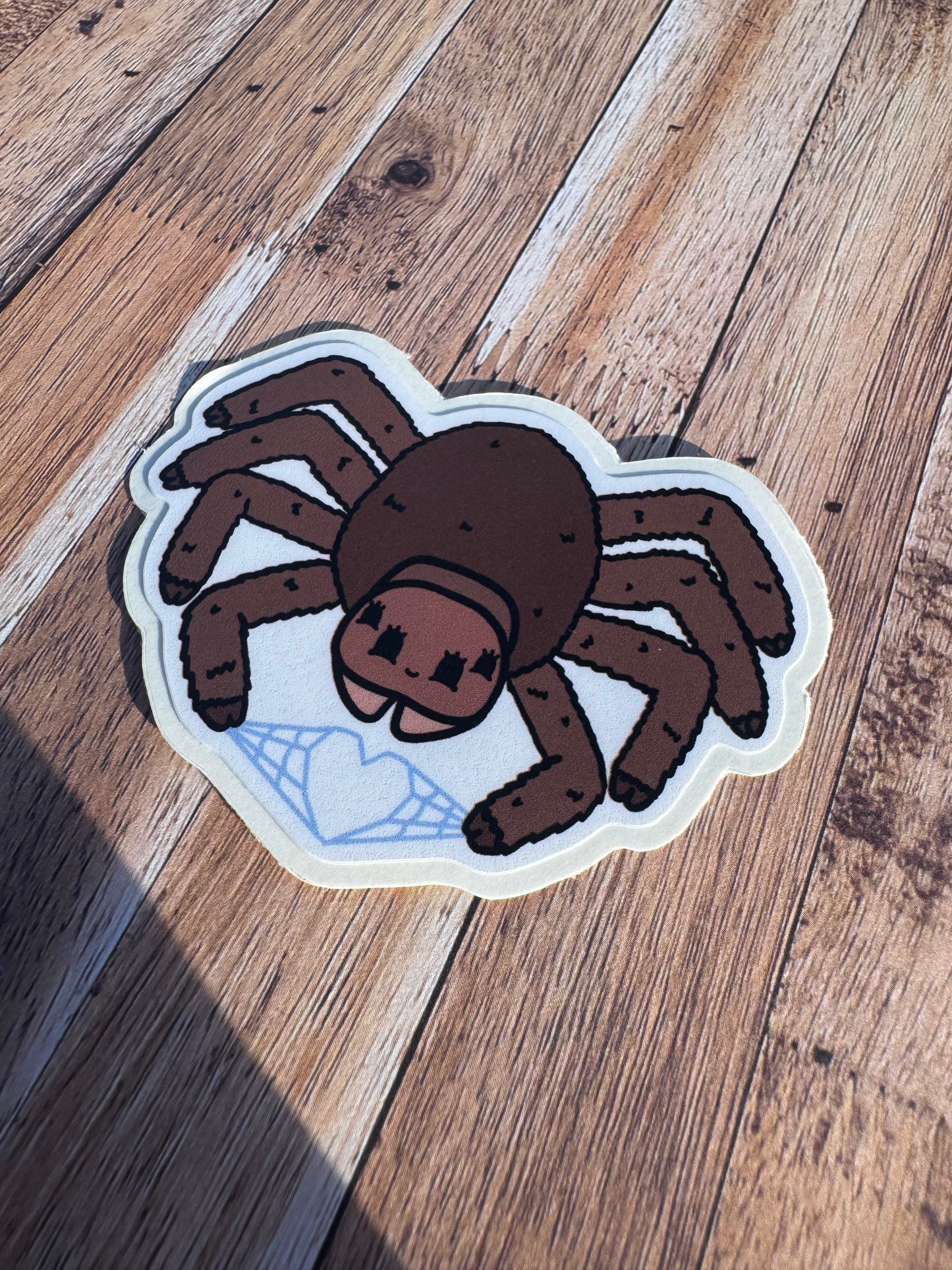 Love Spider, Laminated Matt vinyl sticker