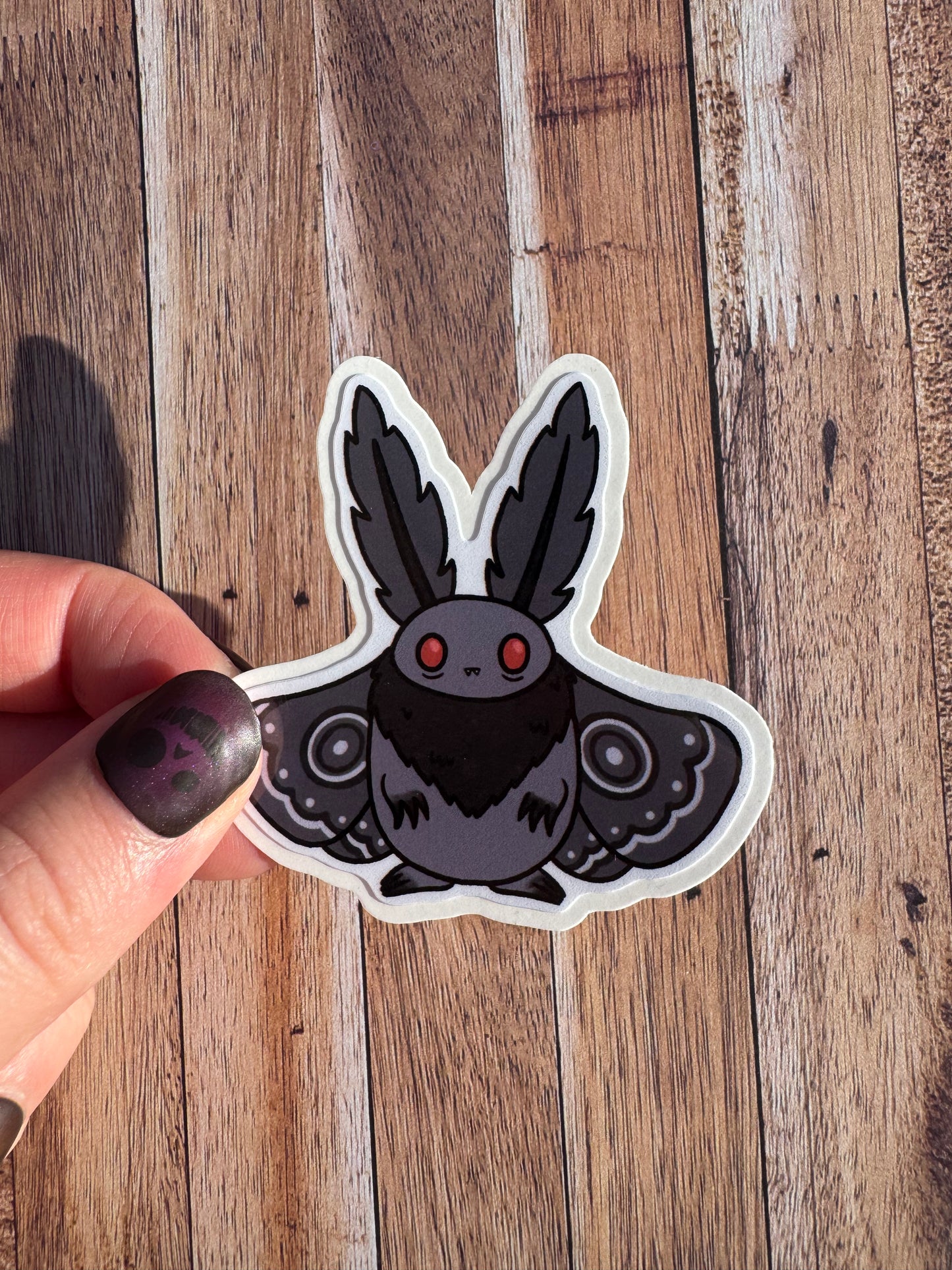 Mothman, Laminated Matt vinyl sticker