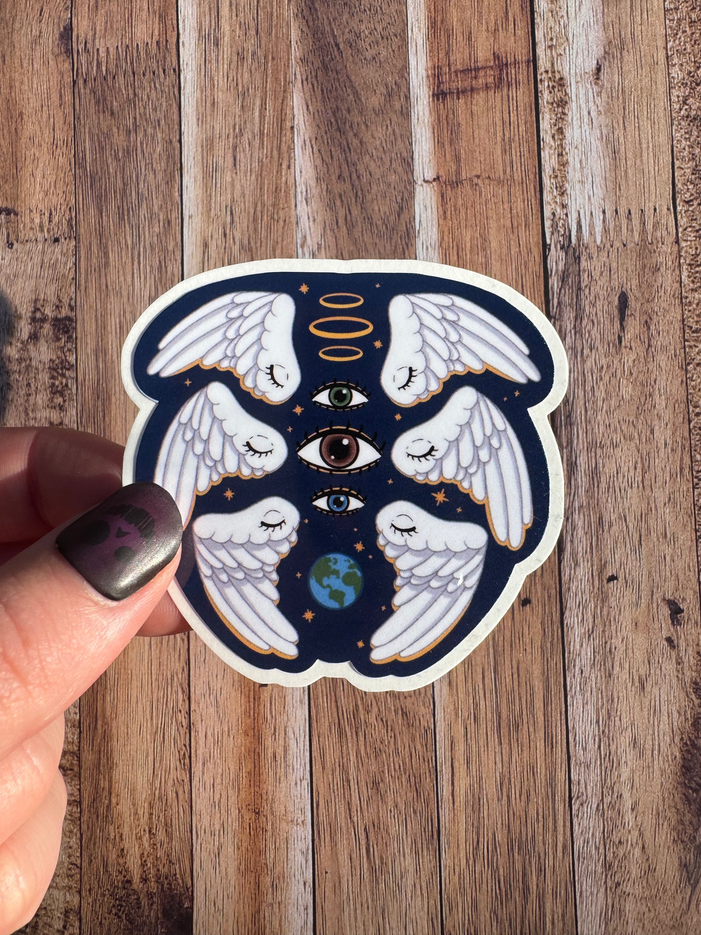 Biblical Angel, Laminated Matt vinyl sticker
