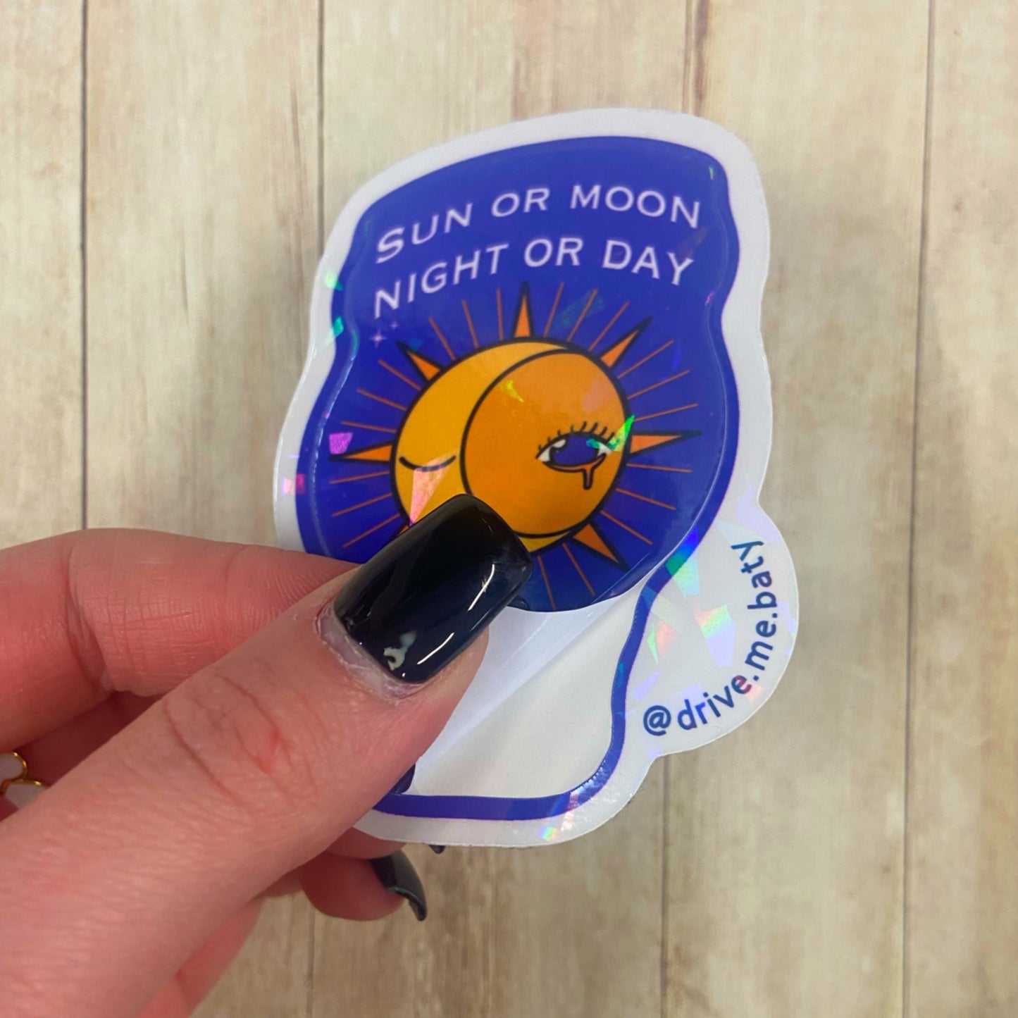 Golden Wishes ‘everything will be okay’ holographic sticker