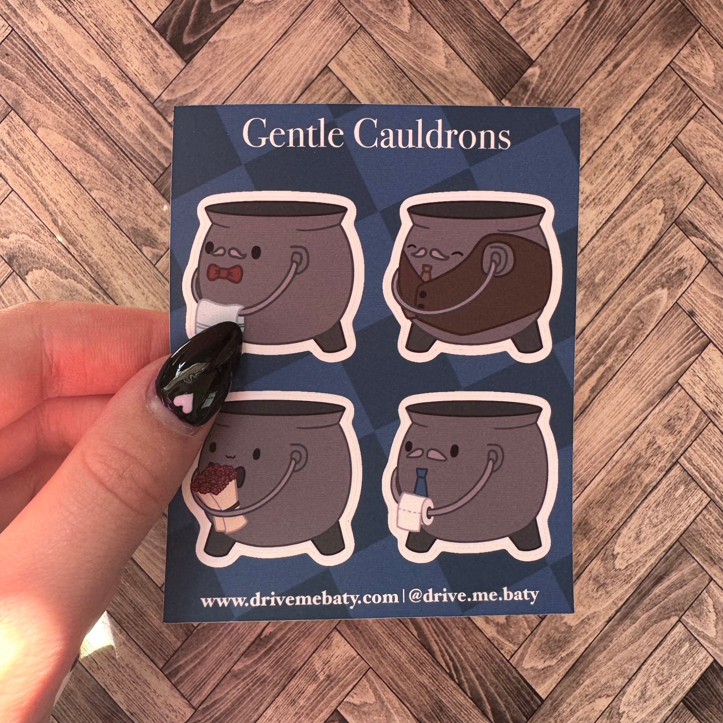 Gentle Cauldrons Matt Vinyl Small Sticker Sheet