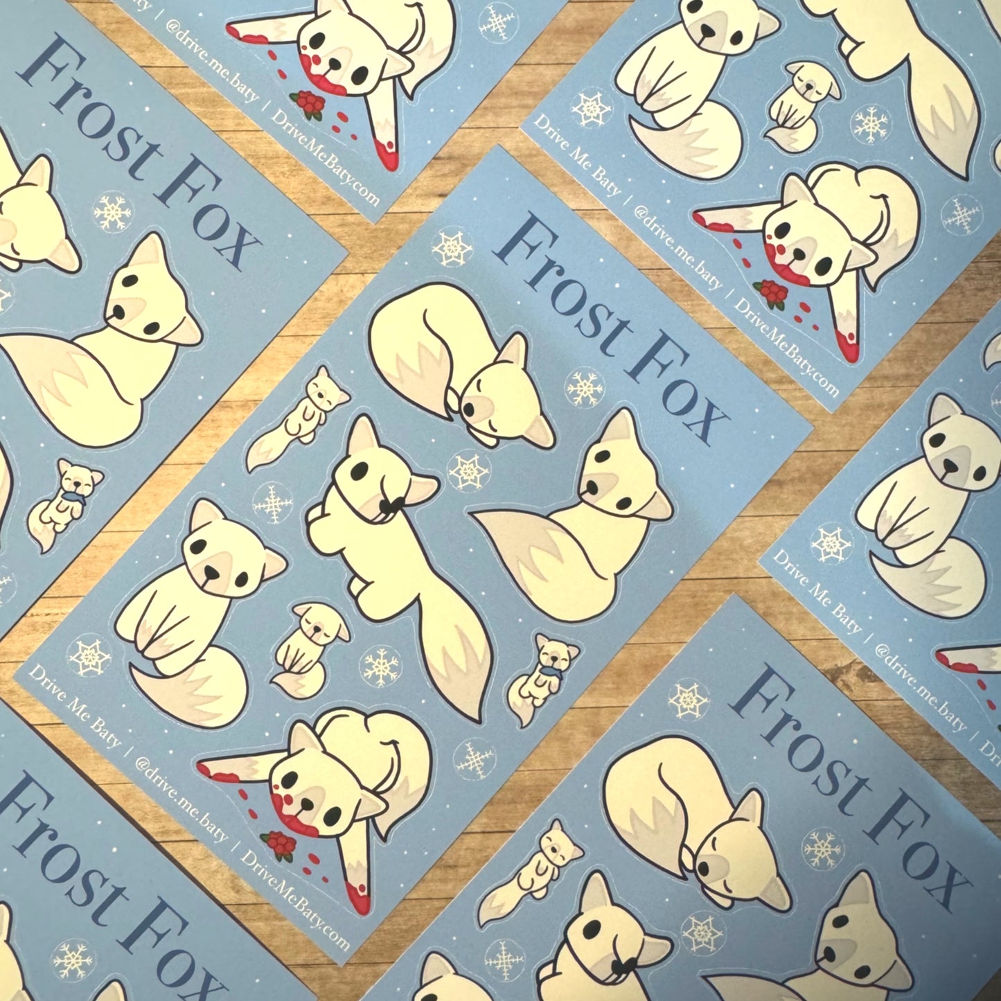 Frost Fox Big Sticker Sheet